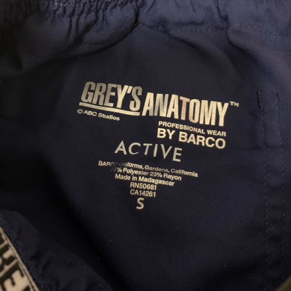 Grey’s Anatomy Active navy blue scrub pants - Picture 5 of 5